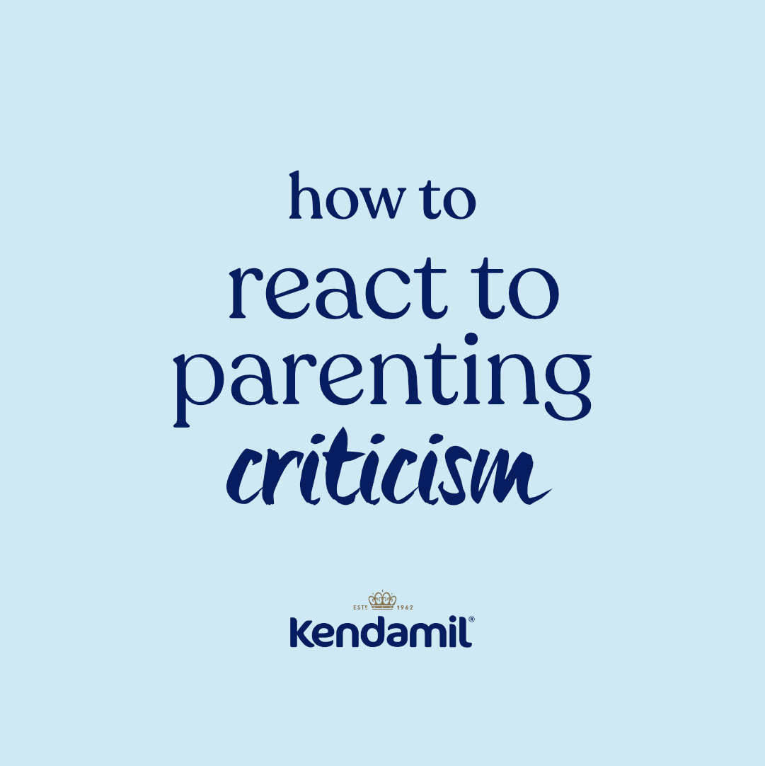 The top 5 ways to respond to parenting criticism - Kendamil EU