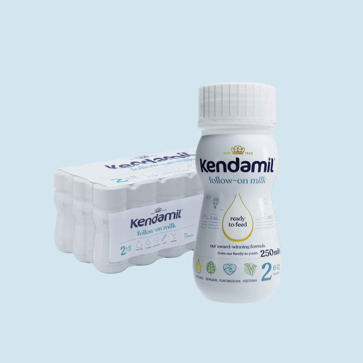 18x250ml Classic Follow-On Ready to Feed - Kendamil EU