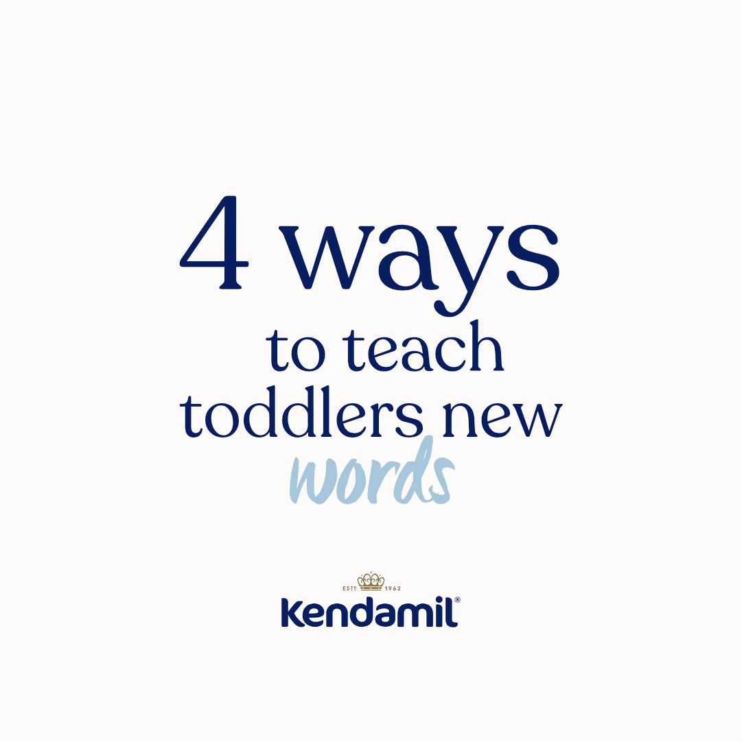 Top 4 ways to help toddlers learn new words - Kendamil EU