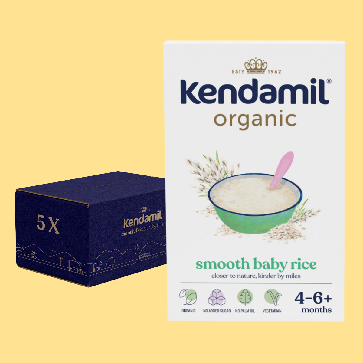 5 Pack Organic Baby Rice (4+ months)